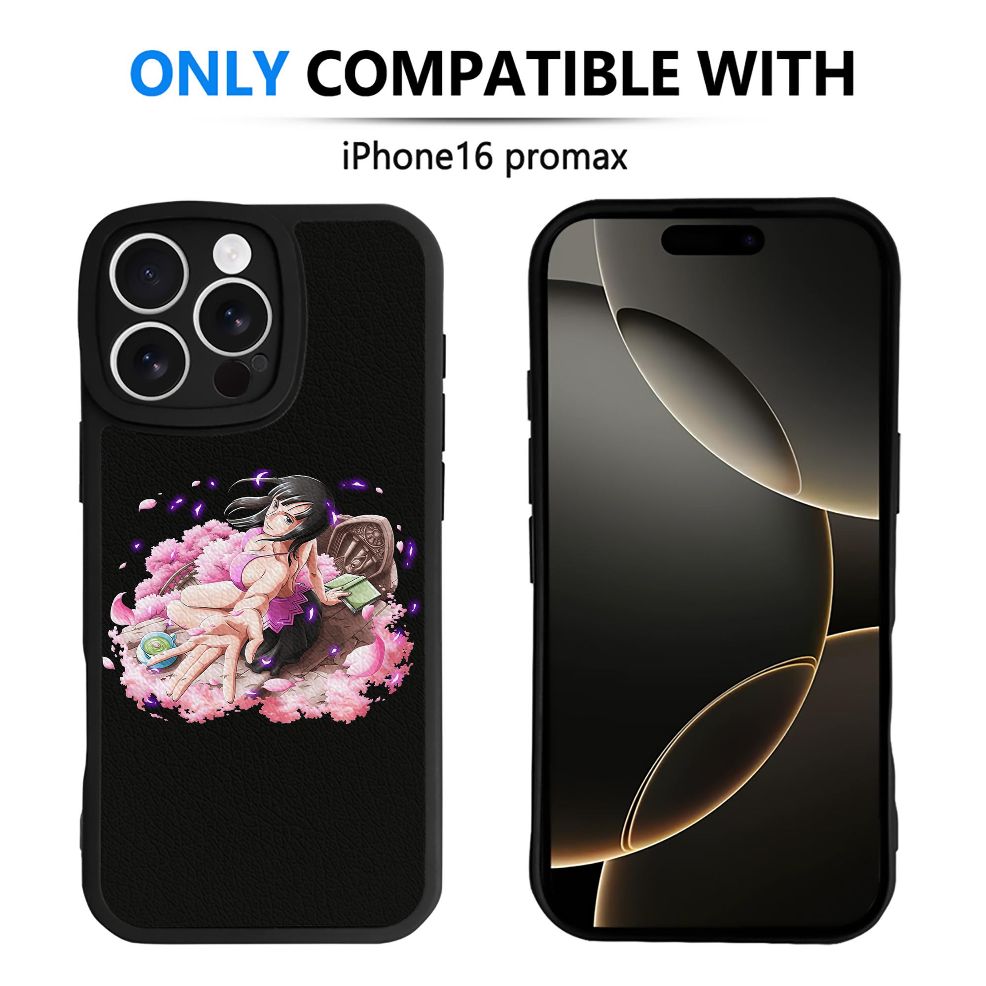 （画像用） ワンピース ニコ・ロビン ONE PIECE Nico Robin 【iPhone 16シリーズ対応】シリコンスマホケース（レザー調） 材質：シリコン